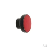 Galki do mebli SIMPLE BLACK - czerwony - DOT Manufacture.webp