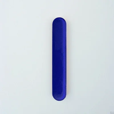 Round 128 glass furniture handle Ultramarine