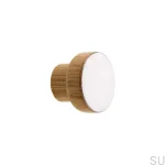 Galki do mebli SIMPLE emaliowane 3 cm -  bialy (1).webp