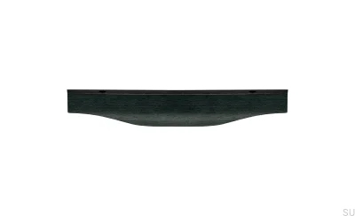 Edge furniture handle Noma 0254 128 Aluminum Black Brushed