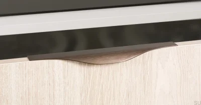 Noma 0254 128 Antique Bronze edge furniture handle