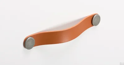 Furniture handle Flexa 128 Leather Beige with Tin