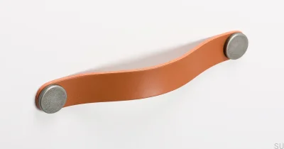 Furniture handle Flexa 160 Leather Beige with Tin