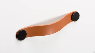 Furniture handle Flexa 128 Leather Beige with Black