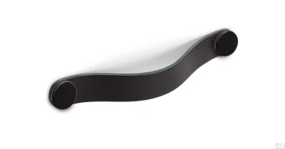Furniture handle Flexa 160 Black Leather