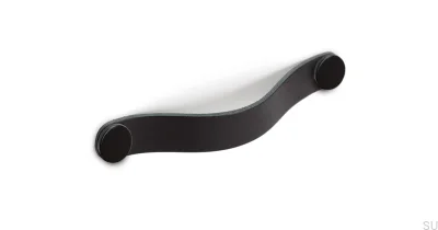 Furniture handle Flexa 128 Leather Black