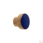 Gałki do mebli SIMPLE emaliowane 3 cm - ultramaryna.webp