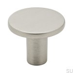 Zdjęcie produktowe gałki Lund metalowej srebrnej