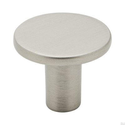 Lund Silver Brushed Furniture Knob