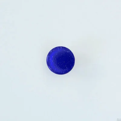 Round furniture knob Glass Ultramarine