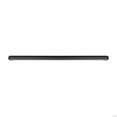 Oblong furniture handle Luv 320 Black Mat