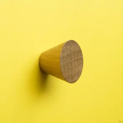 Furniture knob Basic Cone Wooden Oak 20 - 40 - Tinting Oil