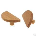 Uchwyty polokragle BASIC srednica 10 cm - olej bezbarwny - DOT Manufacture.webp