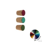 Galki do mebli SIMPLE CONE emaliowane 2 cm -   fioletowy