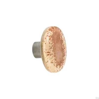 Copper Glass furniture knob