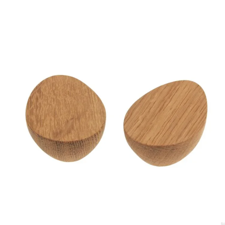 Galka do mebli PEBBLE MINI - prawa i lewa wersja - olej bezbarwny - DOT Manufacture.webp