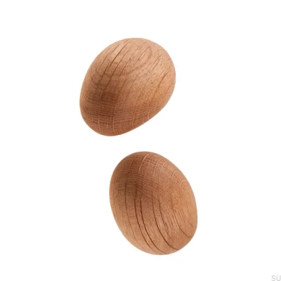 Furniture knob, Stone, Wooden, Oil, Colorless Semi-matt