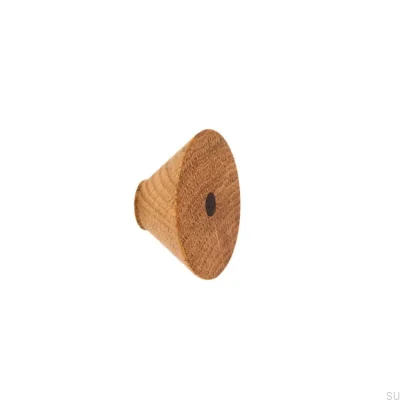 Furniture Knob Dot Inlay And Wooden Oak