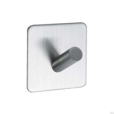 Base 200-1 wall hanger Brushed steel
