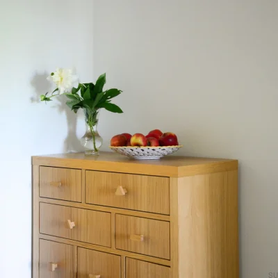 Furniture knob Just One Triangular Wooden - Oil Colorless Semi-matt