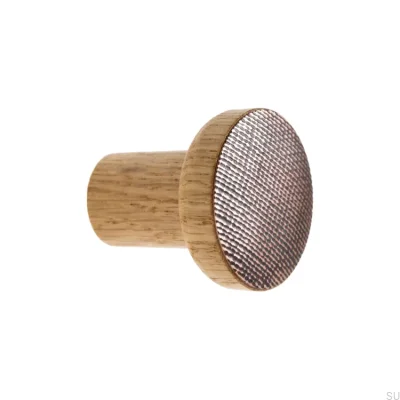 Stamp Copper wall hanger - Colorless Semi-matte Oil