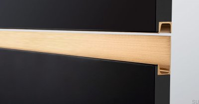 Jey 297 edge furniture handle Aluminum Gold Cava