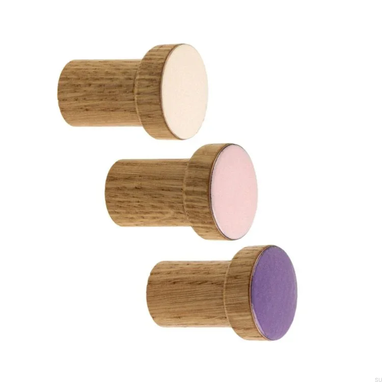 drugie zdjecie do produktow wieszaki SIMPLE emaliowane 3 cm - olej bezbarwny - 3 kolory.webp