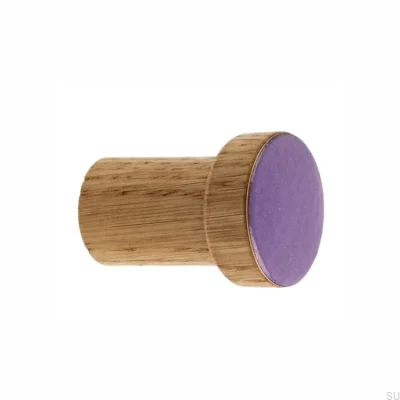Wall hanger Simple Wooden Enameled Violet - Oil Colorless Semi-matte