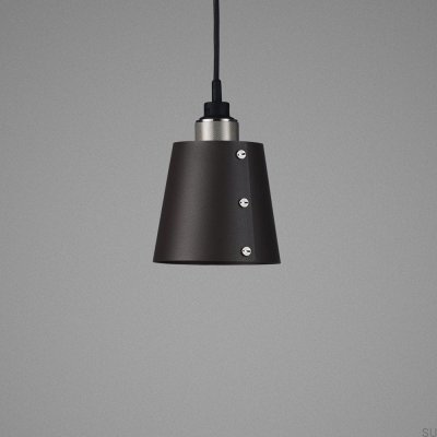 Ceiling lamp 1.0 Hooked S 2 m Steel Graphite with Silver