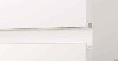 Jey 897 edge furniture handle Aluminum White Mat
