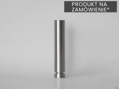 Tess 15 Silver Brushed Inox furniture leg