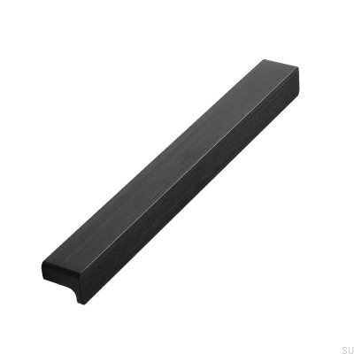 Elan 160 oblong furniture handle Black Brushed