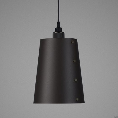Ceiling lamp 1.0 Hooked L 2 m Steel Graphite with Burnt Bronze