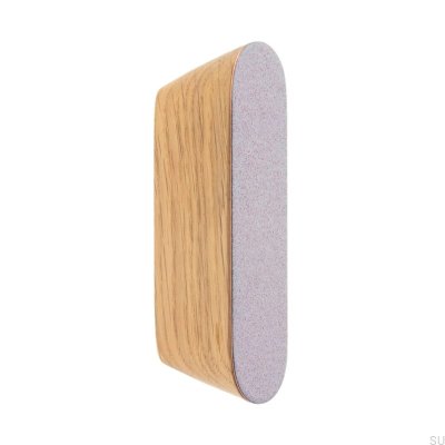 Furniture handle Melange Solo 60 Enameled Red - Oil Colorless Semi-matt