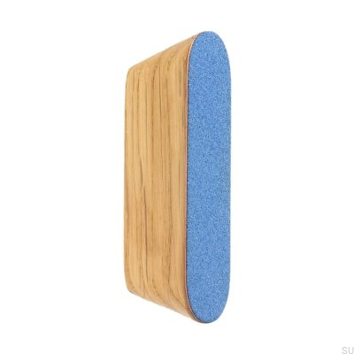 Furniture handle Melange Solo 60 Enameled Blue - Oil Colorless Semi-matt