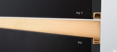 Jey2 397 edge furniture handle Aluminum Gold Cava