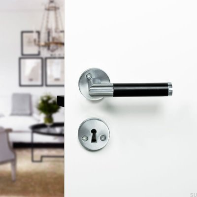 Koster Brushed Chrome Door Handle Scandinavian Standard