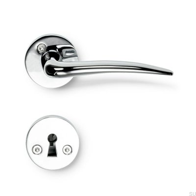 Skagen Polished Chrome Door Handle Scandinavian Standard