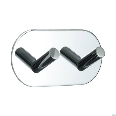 Base 100-2 wall hanger Polished chrome