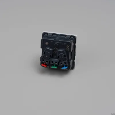 Single Modular Socket Type K Danish 45mm White European Standard