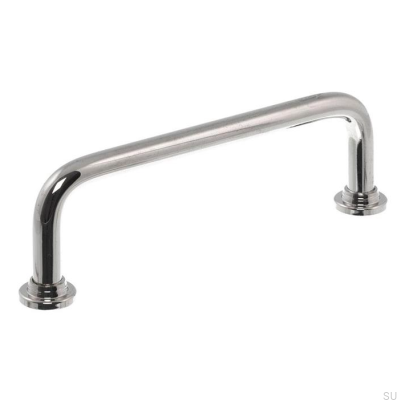 Oblong furniture handle 1353-192 Polished Nickel