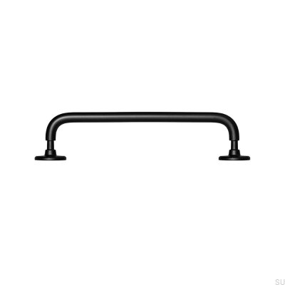 Jubilee 160 oblong furniture handle Brass Black Mat