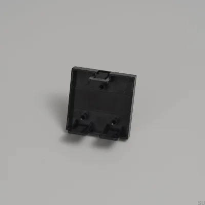 Blank 45mm Black European Standard Modular Plug