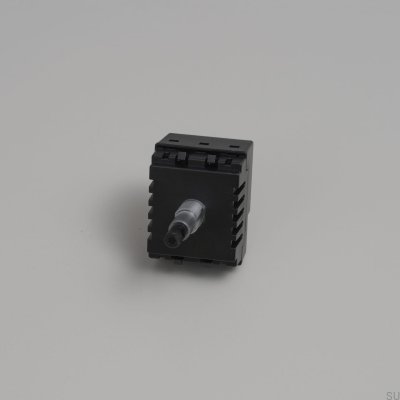 Dimmer LED 250W Multipoint Retractive Black European Standard Dimmer Module