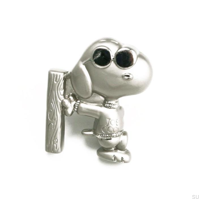 Furniture knob Snoopy 50x42 Brushed Nickel