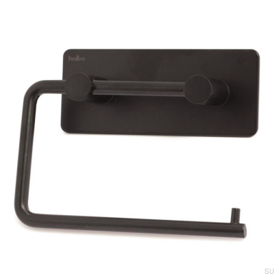 Toilet roll holder Angle Stainless Steel Black