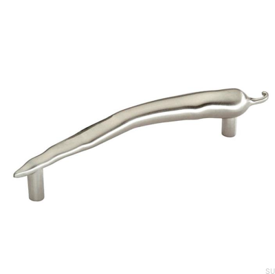 Chili L 96 oblong furniture handle, brushed nickel