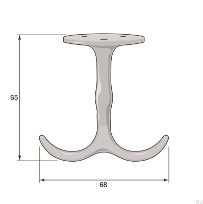 Hanger Ankarkrok 8134 Polished Brass