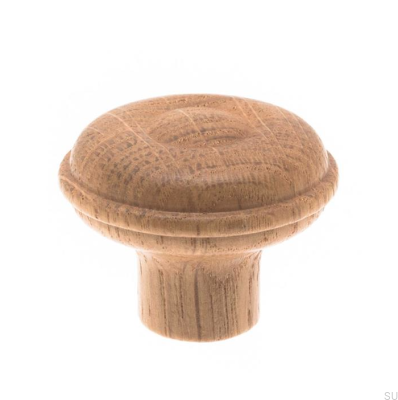 Furniture knob 9707 45 Wooden Oak