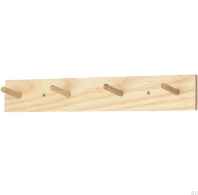 Wall hanger Siri Unpainted Wooden Ash